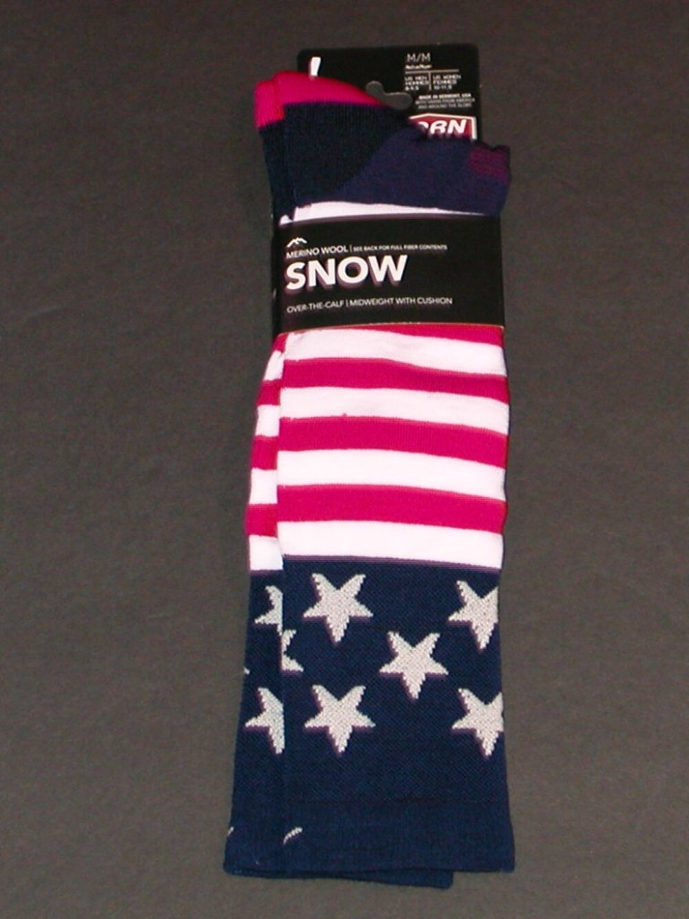 Darn Tough Captain Stripe Over-the-Calf Midweight Socks Women's Medium 10 - 11.5